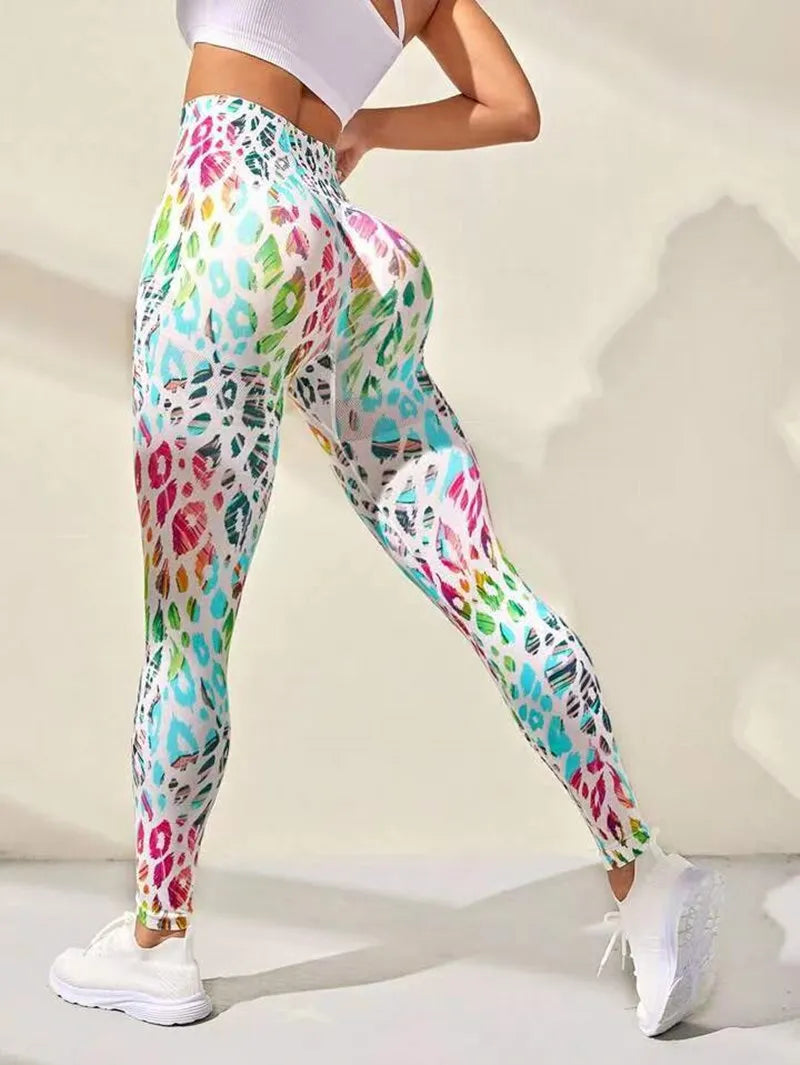 Power Move Seamless Leggings - Tie Dye