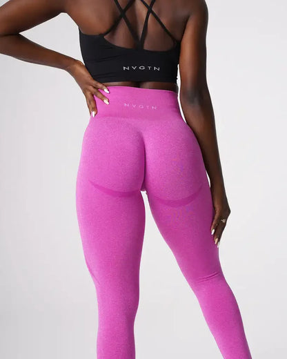 Speckled Confidence – Seamless High-Waist Workout Leggings