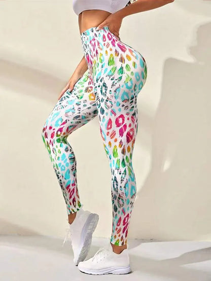 Power Move Seamless Leggings - Tie Dye