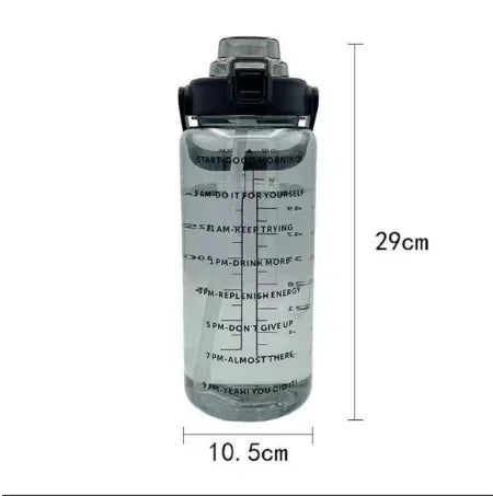 HydraGoal 2L Portable Water Bottle