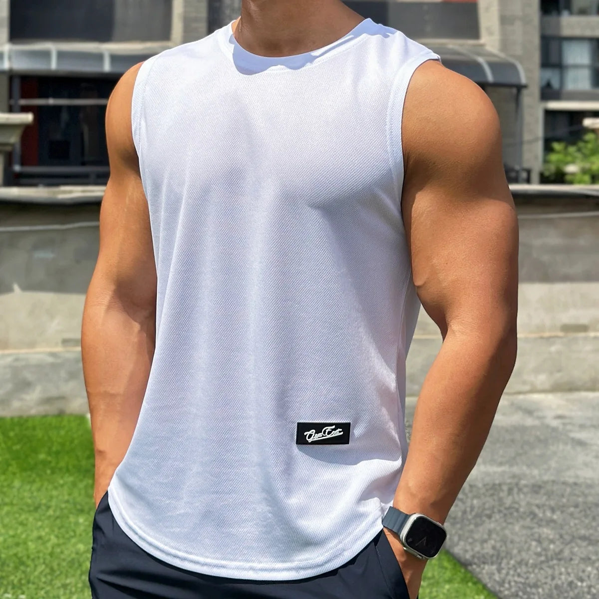 Breathe Free Men's Gym Tank