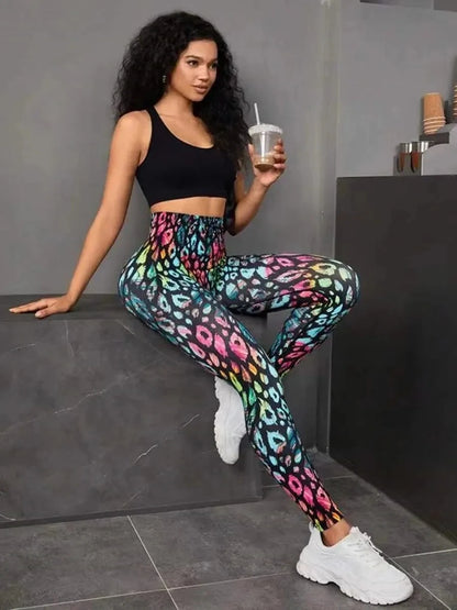 Power Move Seamless Leggings - Tie Dye